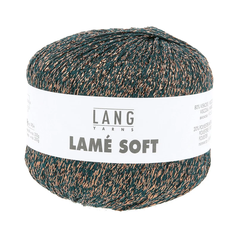 Lang Yarns Lamé Soft 0088 Petrol