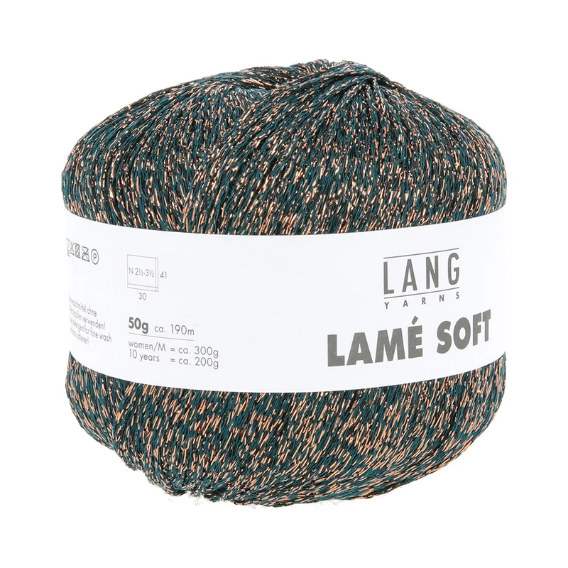 Lang Yarns Lamé Soft 0088 Petrol