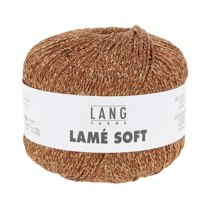 Lang Yarns Lamé Soft 0067 Zimt