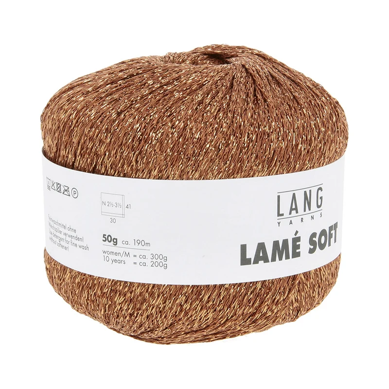 Lang Yarns Lamé Soft 0067 Zimt
