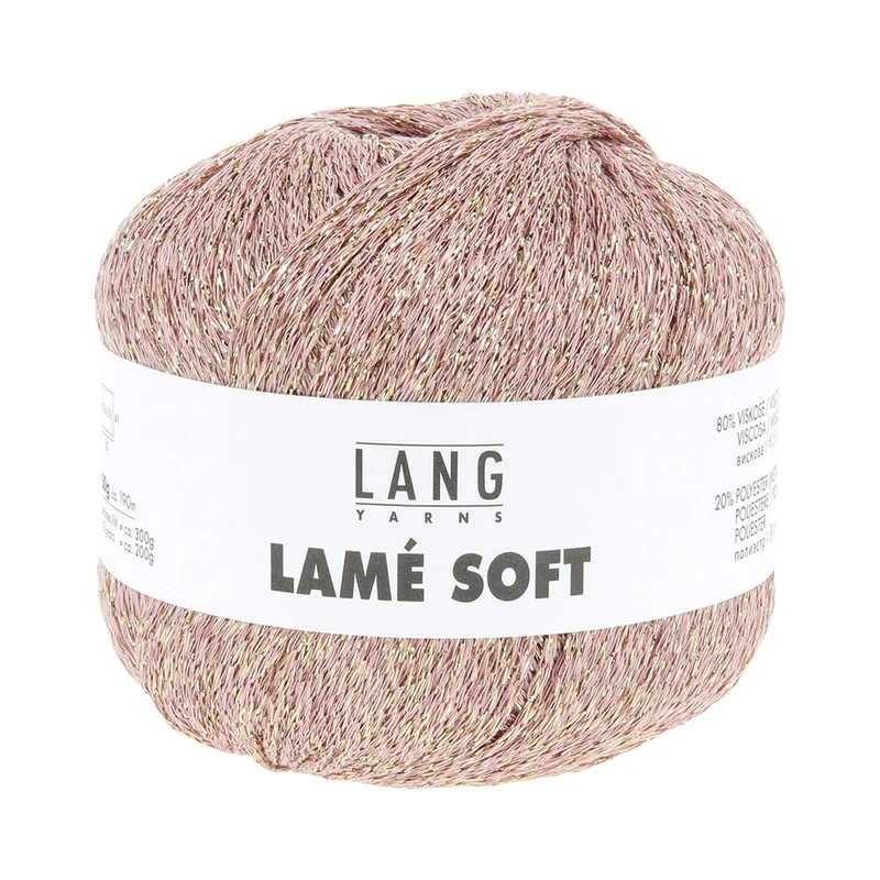 Lang Yarns Lamé Soft 0048 Altrosa