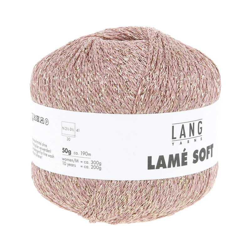Lang Yarns Lamé Soft 0048 Altrosa