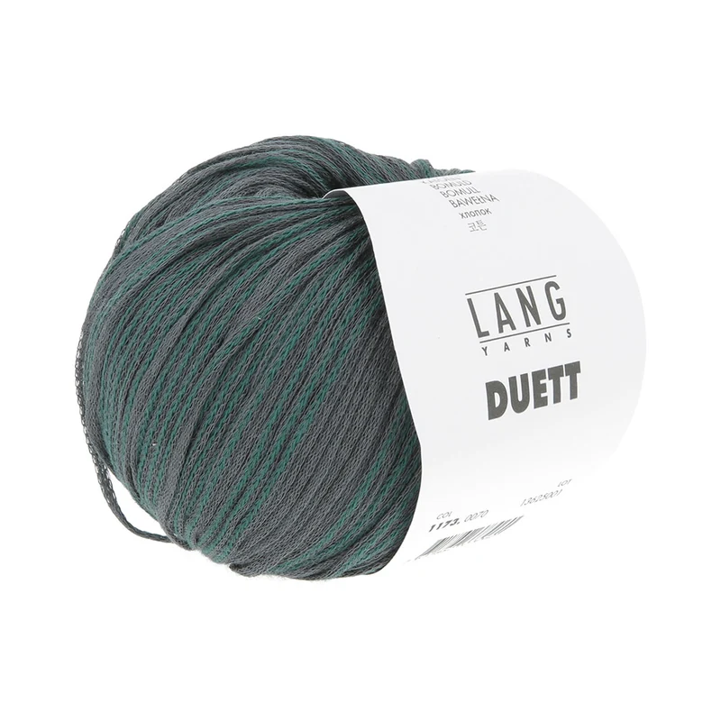 Lang Yarns Duett 0070 Anthrazit/Petrol
