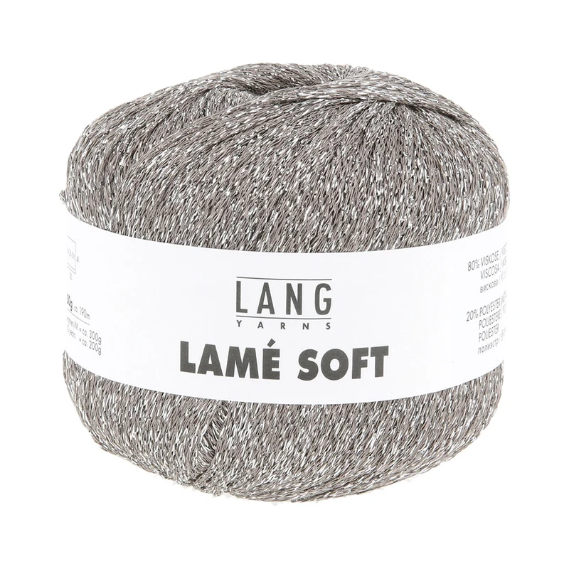Lang Yarns Lamé Soft 0096 Stein