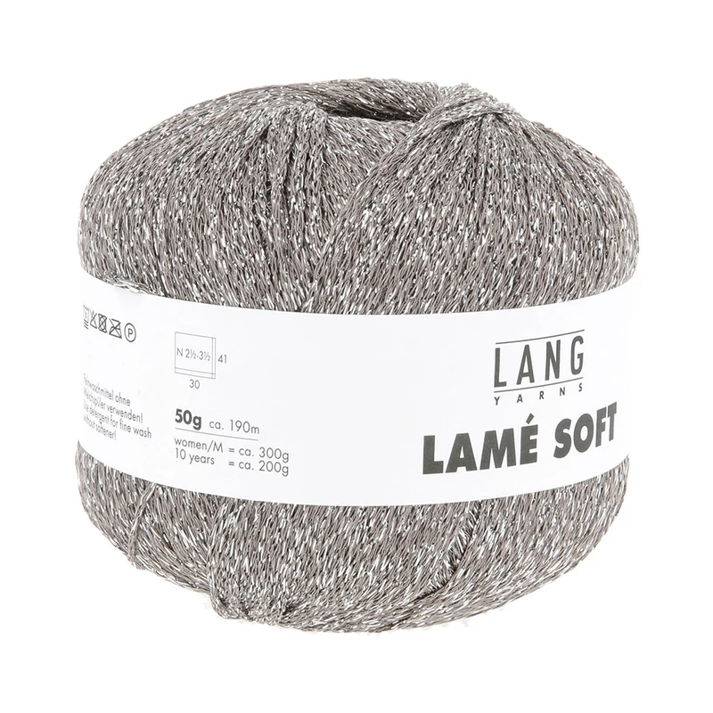 Lang Yarns Lamé Soft 0096 Stein