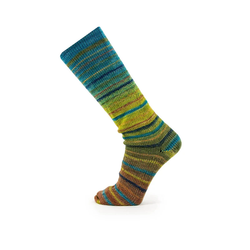 Katia Symmetric Socks & More – Paradise 043 Ocker-Grün-Blau