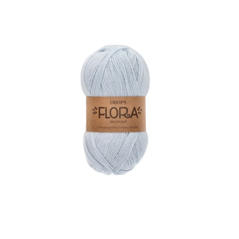 DROPS Flora Uni Colour 37 Morgennebel