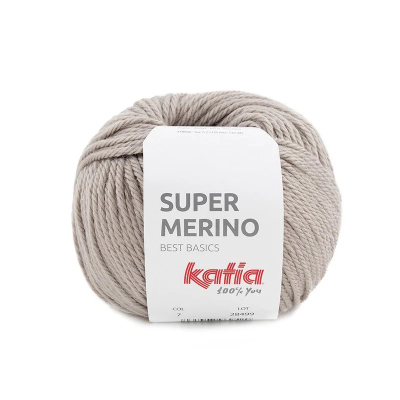 Katia Super Merino 007 Steingrau