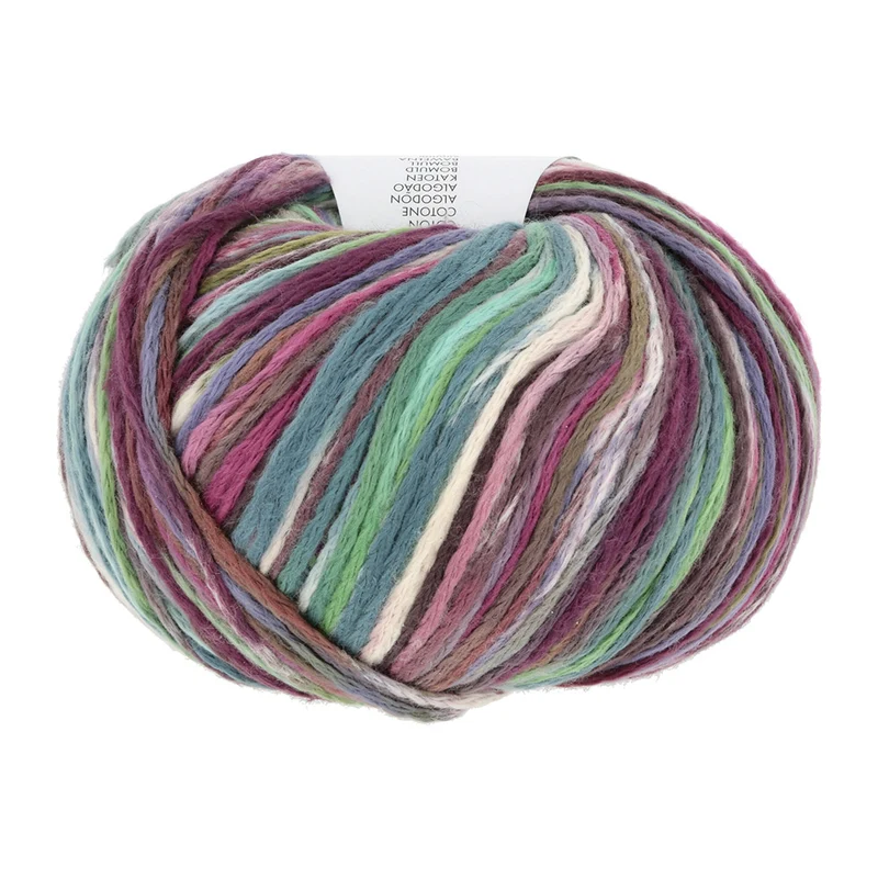 Lang Yarns Lisboa 0002 Pflaume/Fuchsia/Petrol/Olive