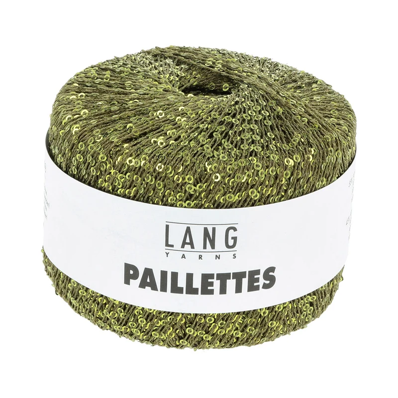 Lang Yarns Paillettes 0098 Oliv