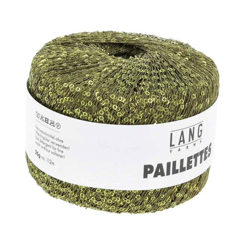 Lang Yarns Paillettes 0098 Oliv