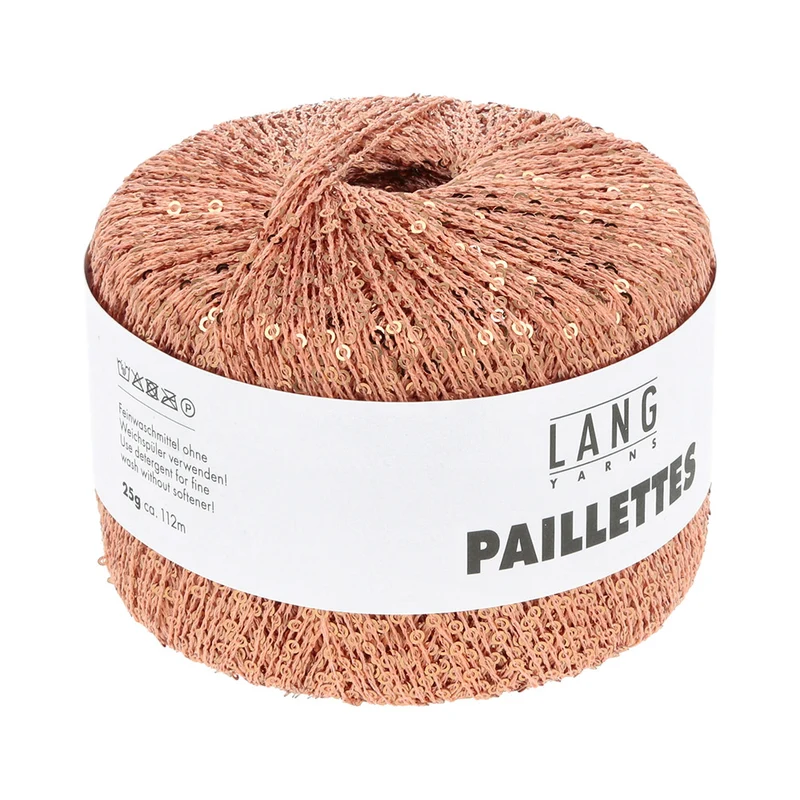 Lang Yarns Paillettes 0059 Zartes Orange