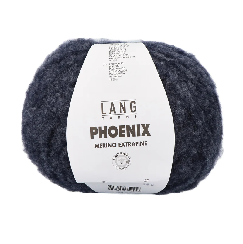 Lang Yarns Phoenix 035 Dunkelblau