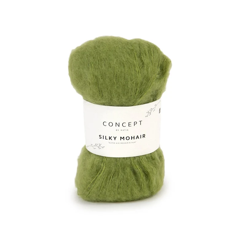 Katia Silky Mohair 120 Grasgrün
