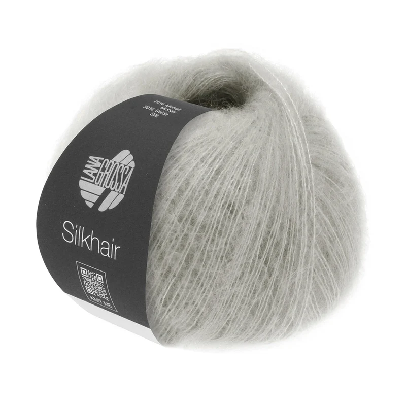 Lana Grossa Silkhair 184 Grau-Beige