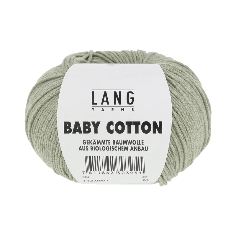Lang Yarns Baby Cotton 0091 Pastellgrün
