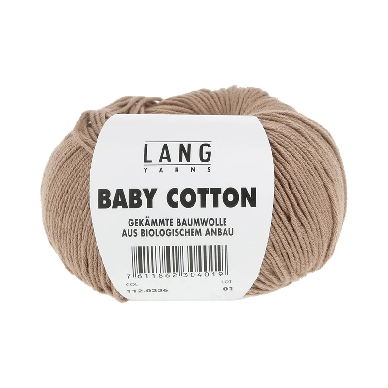 Lang Yarns Baby Cotton 0226 Schokoladencreme