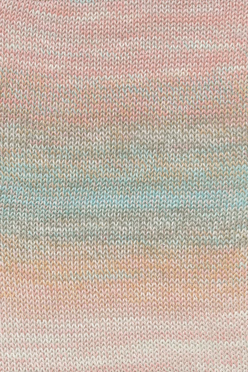 Lang Yarns Illusion 0011 Lachs/Orange/Aqua/Creme