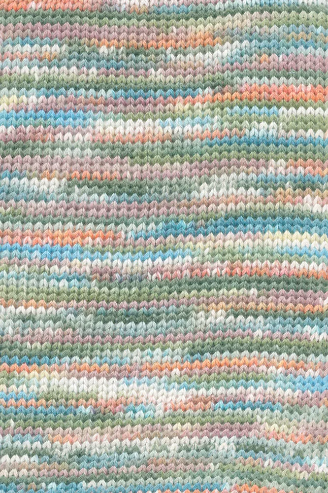 Lang Yarns Lisboa 0011 Oliv/Dunkelgrün/Blau/Orange