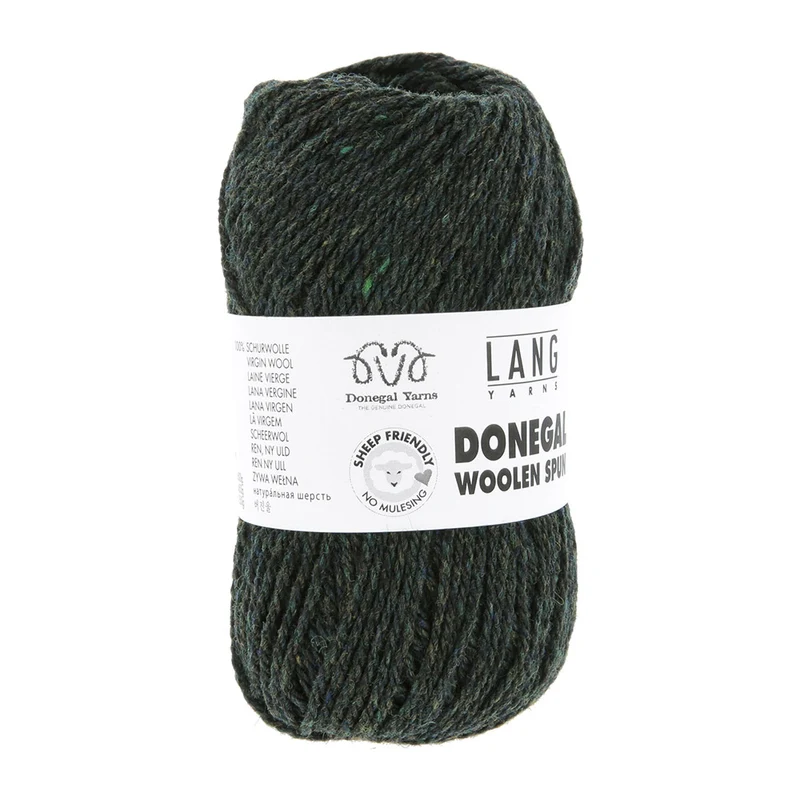 Lang Yarns Donegal Woolen Spun 0018 Dunkelgrün