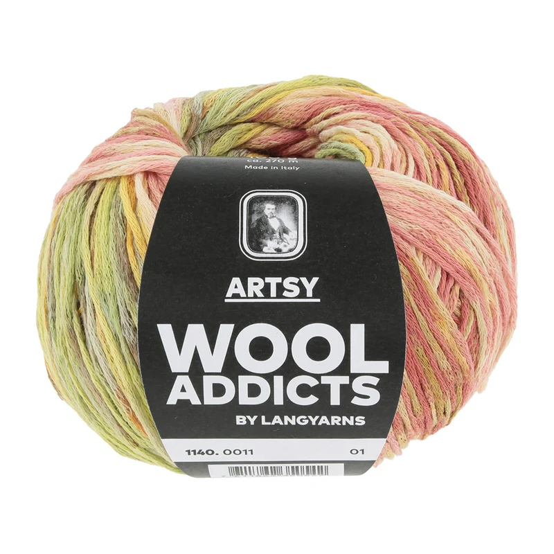 Lang Yarns Artsy 011 Gelb/Rosa