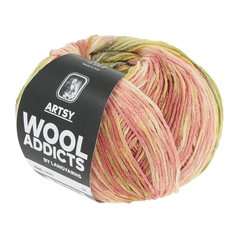 Lang Yarns Artsy 011 Gelb/Rosa