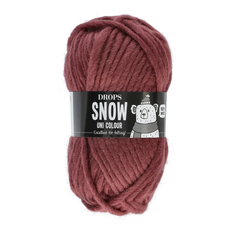 DROPS Snow Uni Colour 094 Burgund