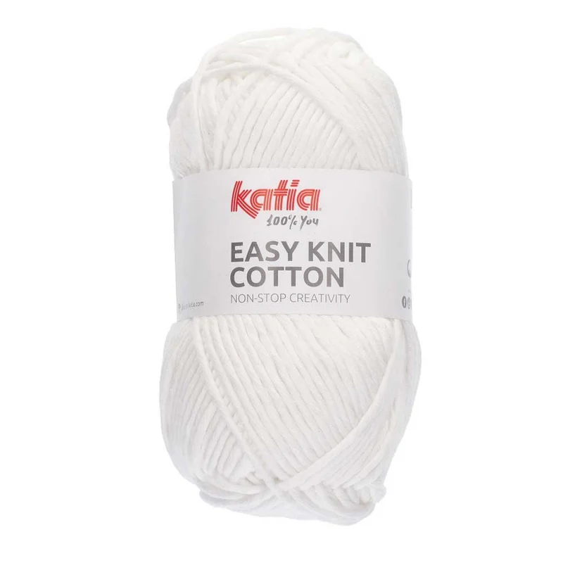 Katia Easy Knit Cotton 001 Weiß