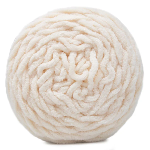 BudgetYarn Chunky Chenille 002 Creme