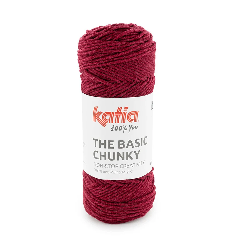Katia The Basic Chunky 042 Bordeauxrot