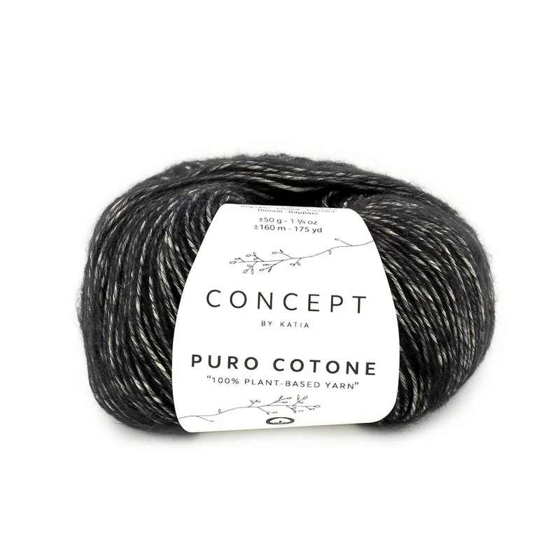 Katia Puro Cotone 54 Schwarz
