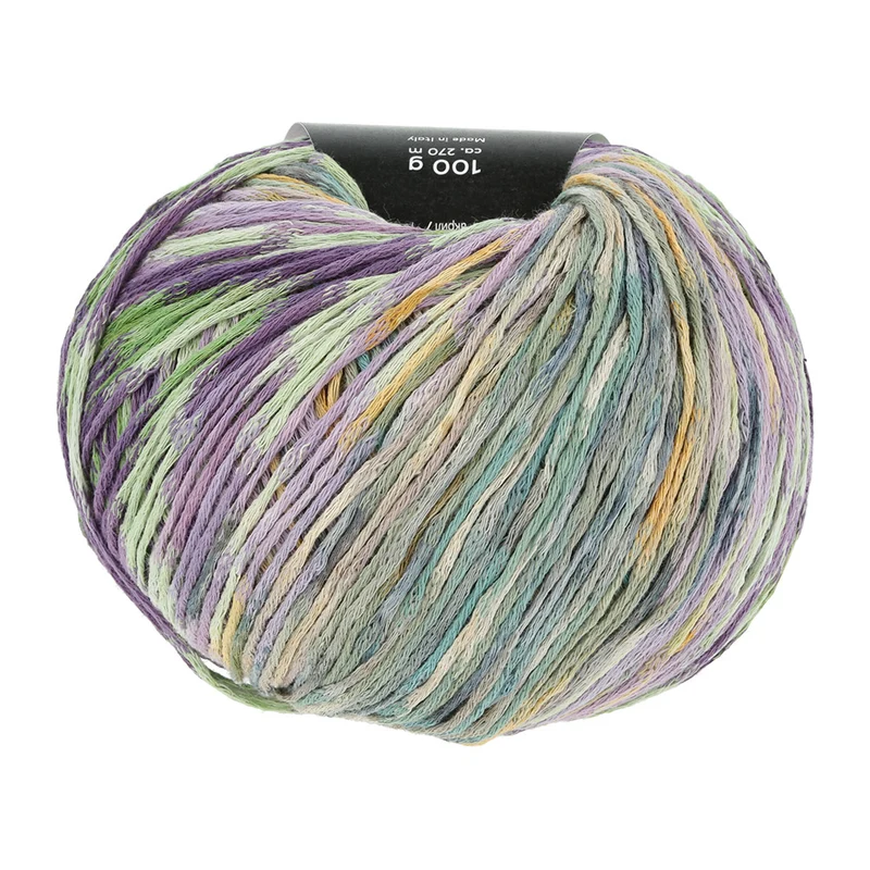 Lang Yarns Artsy 009 Lila/Grün/Orange/Blau