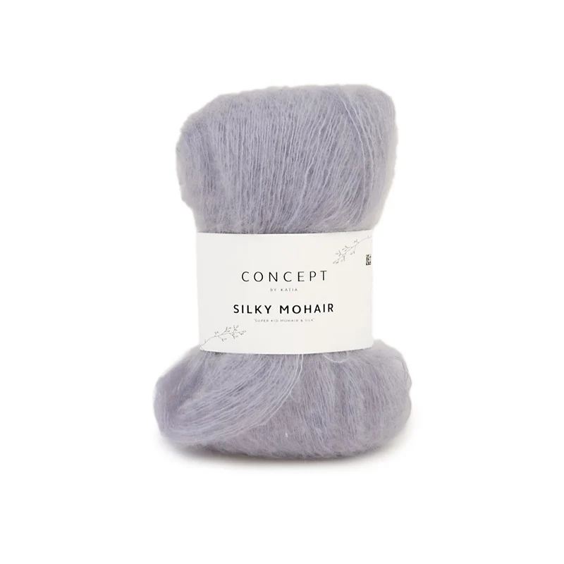 Katia Silky Mohair 104 Hellgrau