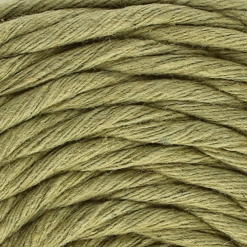 Trimits Makramee-Schnur aus Baumwolle 87 m x 4 mm 08 Olivgrün