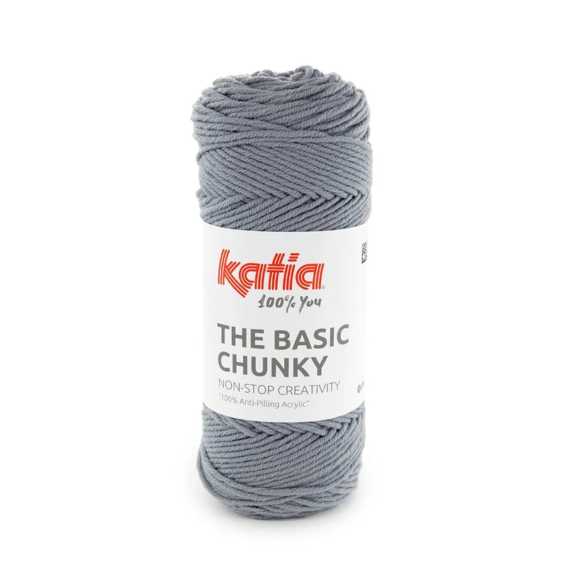 Katia The Basic Chunky 201 Mittelgrau