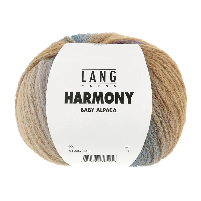 Lang Yarns Harmony 011 Braun/Oliv/Flieder/Rosa
