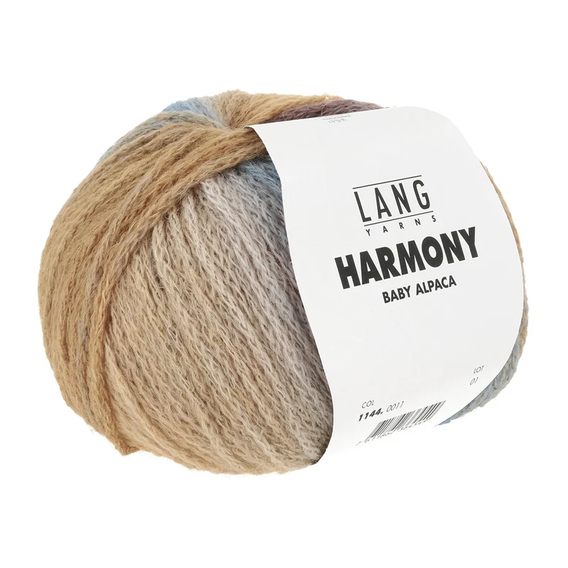 Lang Yarns Harmony 011 Braun/Oliv/Flieder/Rosa