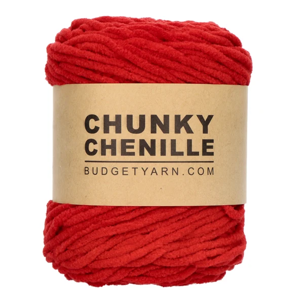 BudgetYarn Chunky Chenille 030 Rotwein