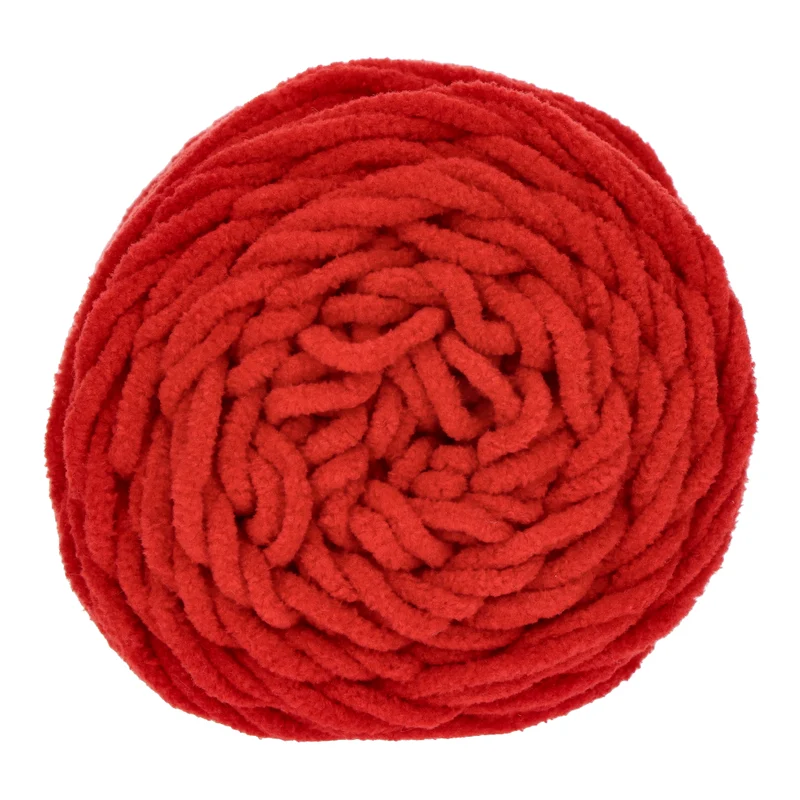BudgetYarn Chunky Chenille 030 Rotwein