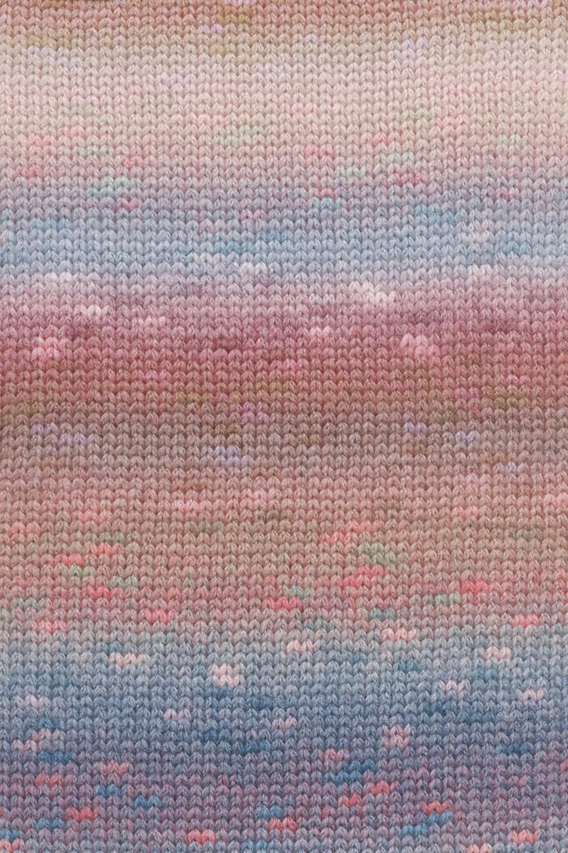 Lang Yarns Magnolia 0012 Rosa/Blau/Braun