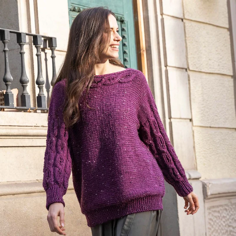 Katia Bulky Tweed 203 Lila