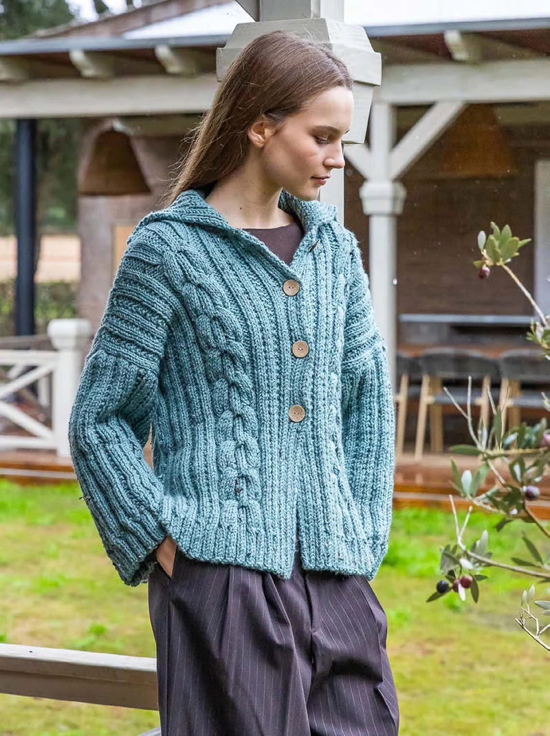 Katia Bulky Tweed 201 Hellgrau