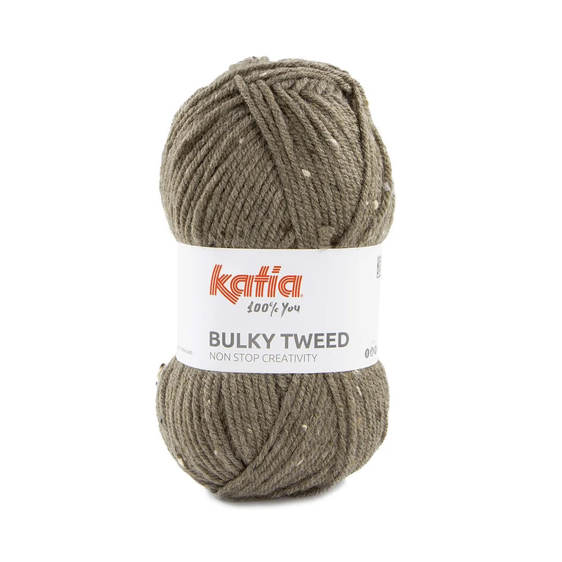 Katia Bulky Tweed 206 Hellbraun