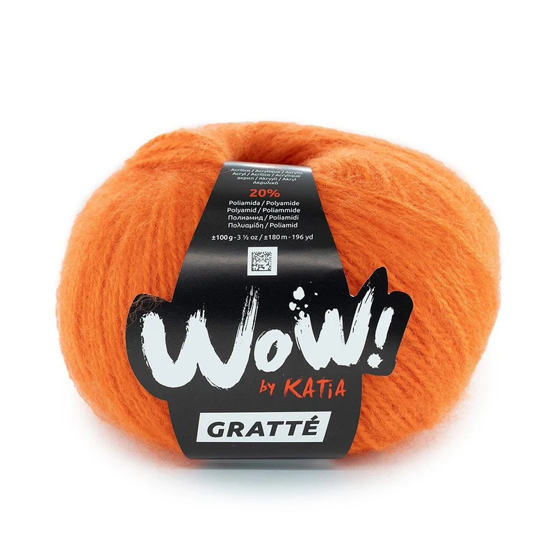 Katia WOW – Gratté 214 Orange