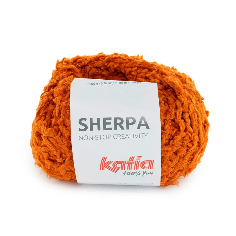 Katia Sherpa 112 Dunkelorange