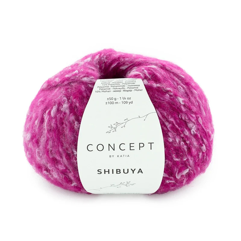 Katia Shibuya 066 Fuchsia-Kaugummi-Rosa