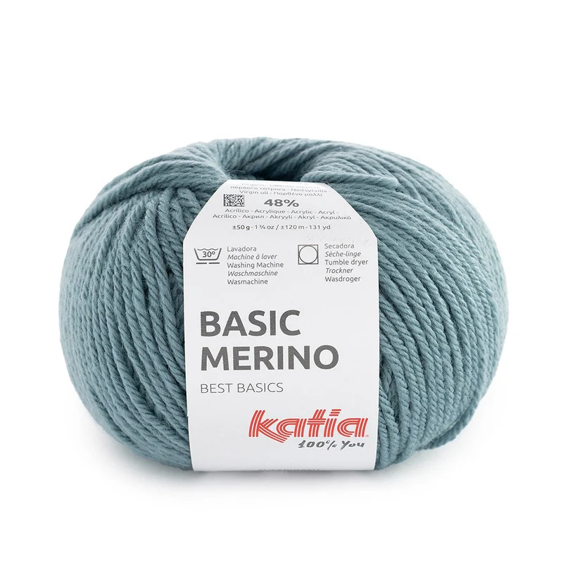 Katia Basic Merino 110 Graublau