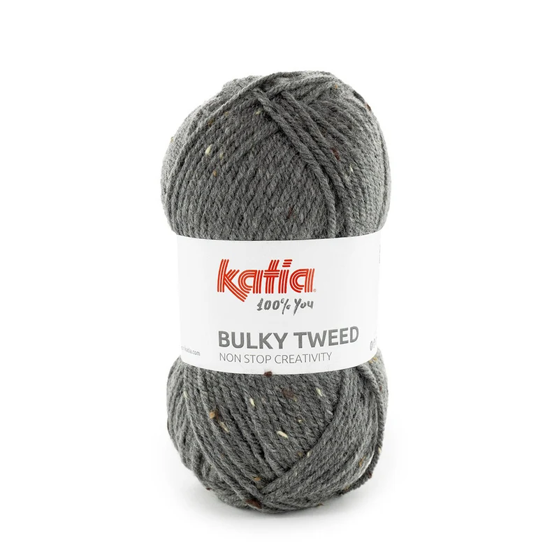Katia Bulky Tweed 224 Mittelgrau