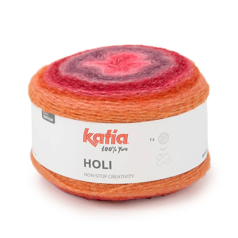 Katia Holi 510 Rostbraun-Weinrot-Aubergine