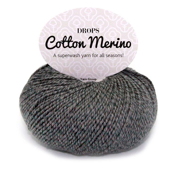 DROPS Cotton Merino Uni Colour 19 Grau